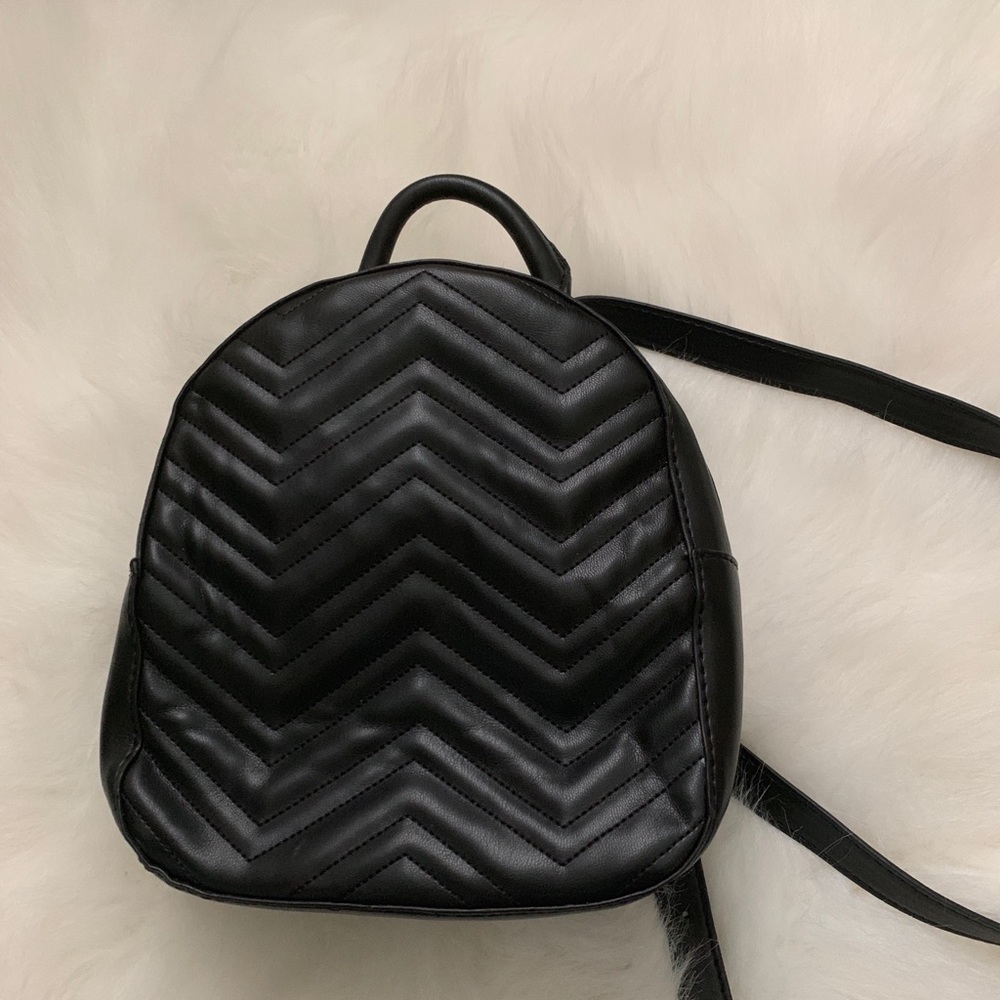 Forever 21 Mini Black Backpack